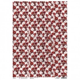 Rice Paper A3 Petals and Merlot
