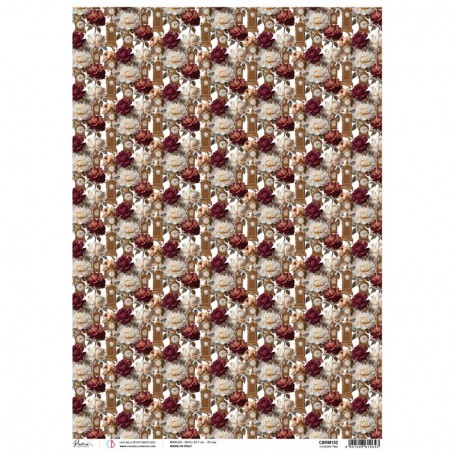 Rice Paper A3 Flowers time