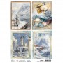 Rice Paper A4 An Artist Journey Cards