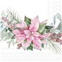 Servilleta impresa PINK POINSETTIA 33x33cm