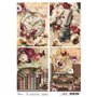 Rice Paper A4 A Book Lovers Cards