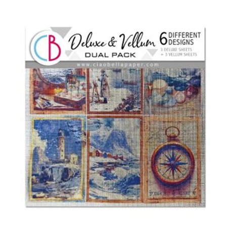 Deluxe silver & Vellum MIXED 15x15
