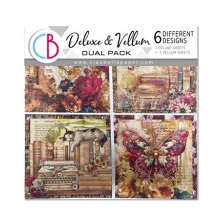 Deluxe Pearl Cooper & Vellum MIXED 15x15