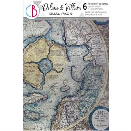 Deluxe Paper Silver  & Vellum Dual Pack A4