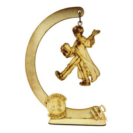 Colgante "Academia de Magos" en DM. 20x30 cm. aprox.