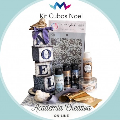 Kit Cubos Noel ACADEMIA CREATIVA