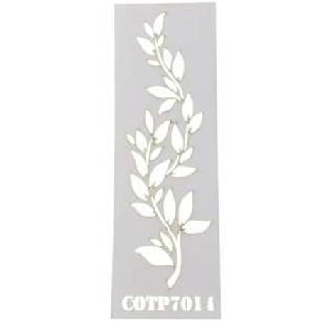 Plantilla Stencil Ramas COTP7014 6x15 cm.