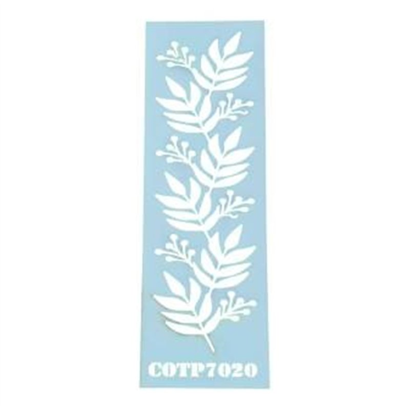 Stensil Rama Rama Plantilla Stencil Rama COTP7020 6x15 cm. Marca Cortando Trazos