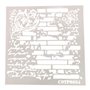 Plantilla Stencil Ladrillos COTP9004 30x30cm.