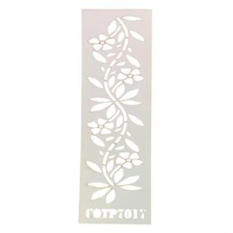 Plantilla Stencil Rama  COTP7017 6x15 cm.