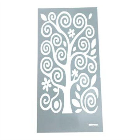 Plantilla Stencil ÁRBOL COTP8031 15x30cm.
