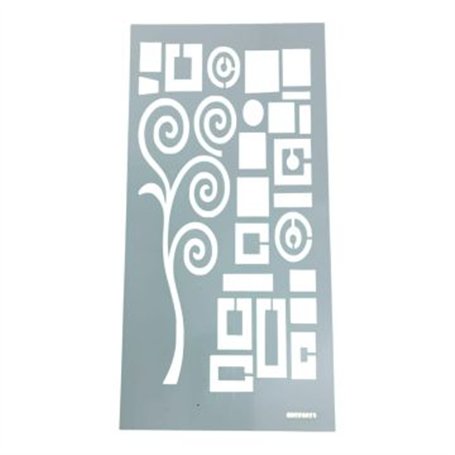 Plantilla Stencil ÁRBOL COTP8025 15x30cm.