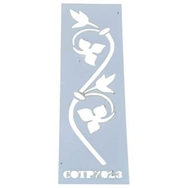 Stensil Rama Rama Plantilla Stencil Rama COTP7023 6x15cm. Marca Cortando Trazos