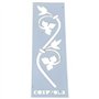 Plantilla Stencil Rama COTP7023 6x15 cm.