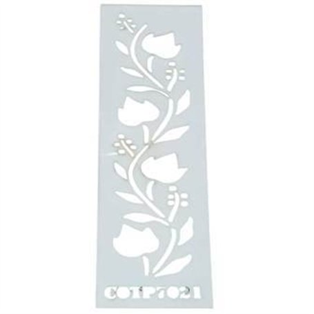 Plantilla Stencil Rama COTP7021 6x15 cm.