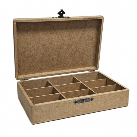 Caja 6 compartimentos 30x20x7.5cm