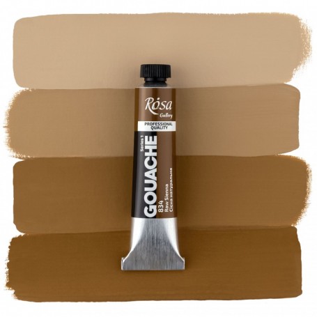 Gouache 834 Raw Siena ROSA GALLERY Tubo 20ml