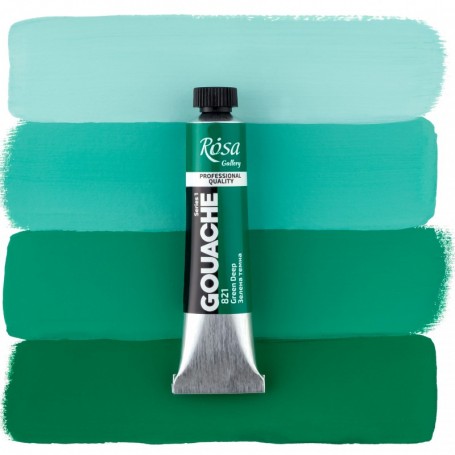 Gouache 821 Green Deep ROSA GALLERY Tubo 20ml