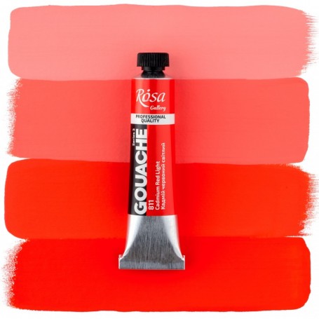 Gouache 811 Cadmium Red Light ROSA GALLERY Tubo 20ml
