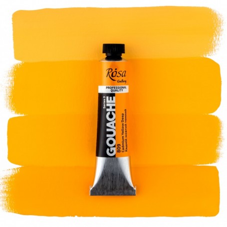 Gouache 809 Cadmium Yellow Deep ROSA GALLERY Tubo