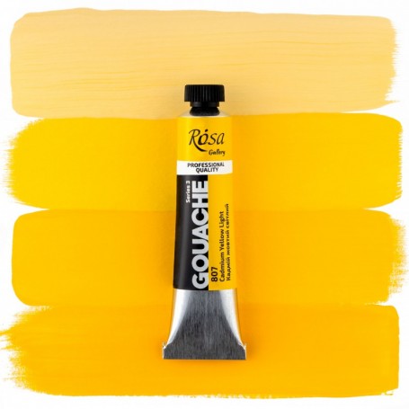 Gouache 807 Cadmium Yellow Light ROSA GALLERY Tubo