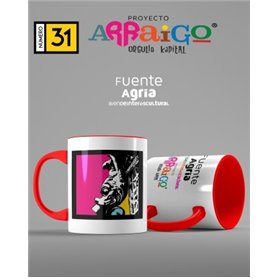 Taza Ceramica Alma Local Fuente Agria 11 Onzas