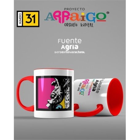 Taza Ceramica Alma Local Fuente Agria 11 Onzas