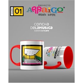 Taza Ceramica Alma LA CONCHA DE LA MUSICA