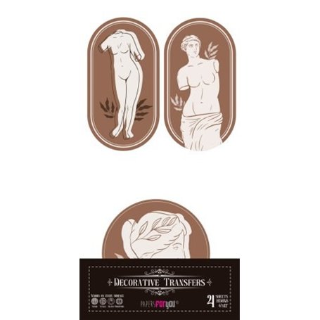 Decorative Transfers Roma I 15x30cm. 4 Hojas.