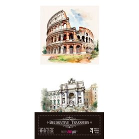 Decorative Transfers Roma II 15x30cm. 4 Hojas.