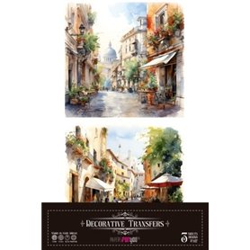 Decor Transfers Roma II 20x30cm. 3 Hojas.