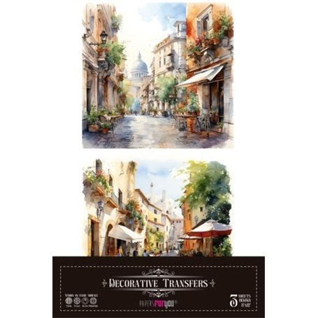 Decor Transfers Roma II 20x30cm. 3 Hojas.