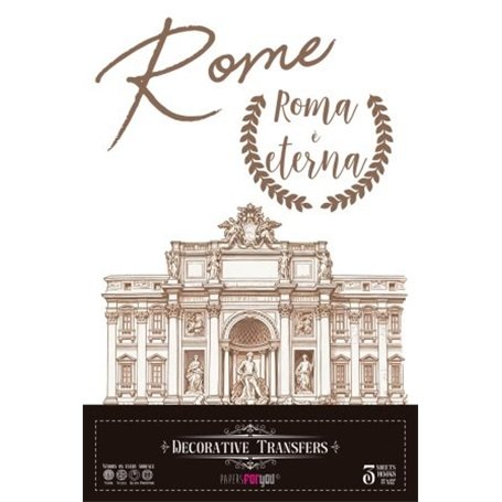 Decor Transfers Roma I 20x30cm. 3 Hojas.