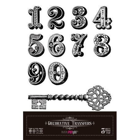 Decor Transfers Steampunk 20x30cm. 3 Hojas.