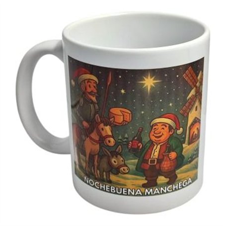 Taza Cerámica NOCHEBUENA MANCHEGA
