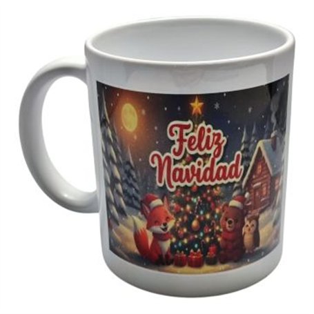 Taza Cerámica NAVIDAD ANIMALES