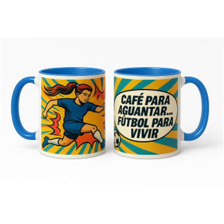 Taza Cerámica MUJER FÚTBOL