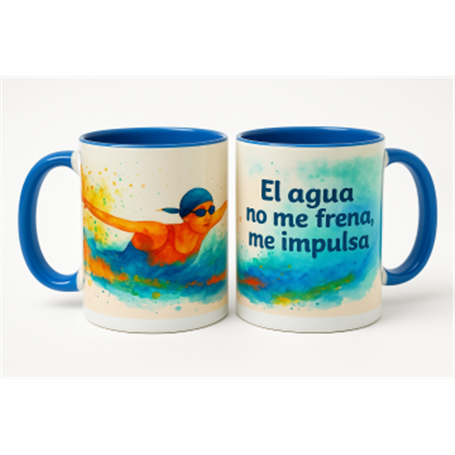 Taza Cerámica MUJER NATACIÓN