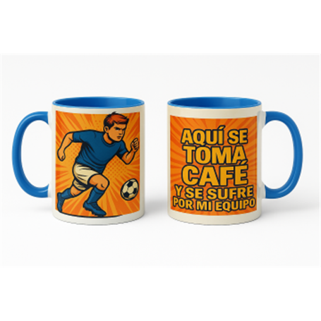 Taza Cerámica HOMBRE FÚTBOL