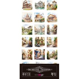 Decor Transfers Roma III Mini15x30cm 4 Hojas.