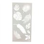 Plantilla Stencil HOJAS COTP8032 15x30cm.