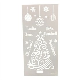 Plantilla Stencil ÁRBOL NAVIDAD COTP8034 15x30cm.