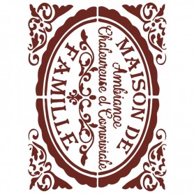 MISS STENCILS 21x28cm