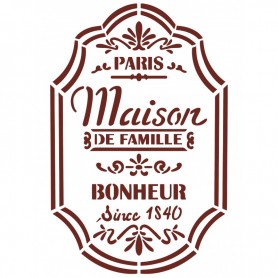 MISS STENCILS 21x28cm