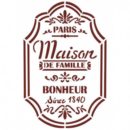 MISS STENCILS 21x28cm