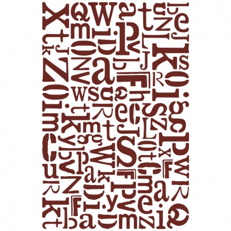 MISS STENCILS  21x28cm