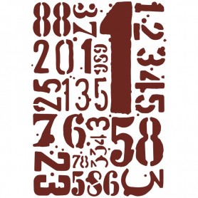 MISS STENCILS 21x28cm