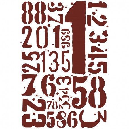 MISS STENCILS 21x28cm