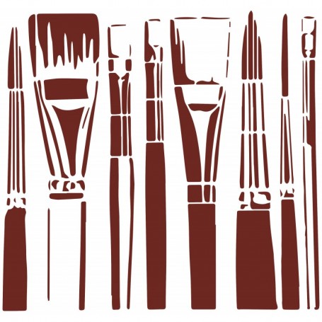 MISS STENCILS 25x25cm