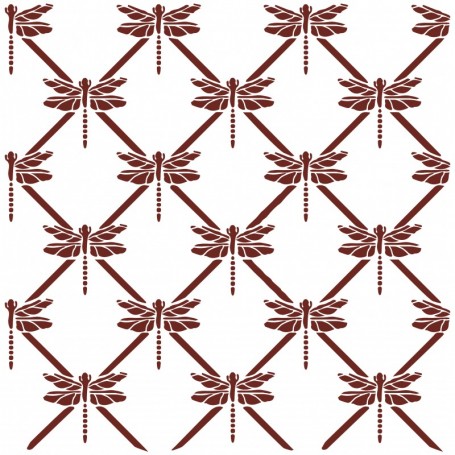 MISS STENCILS 25x25cm